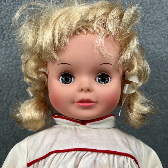 Smartypants Doll 18" Talking Baby Girl Toy Figure Blonde 1971 Topper Vintage 3 - Picture 9 of 12